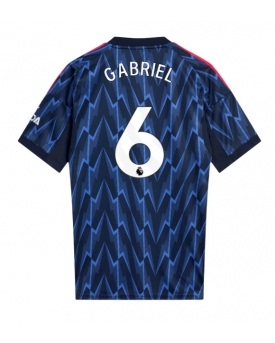 Billige Fotballdrakt Arsenal Gabriel Magalhaes #6 Replika Bortedrakt 2025-26 Kortermet Billige Fotballdrakt Arsenal Gabriel Magalhaes #6 Replika Bortedrakt 2025-26 Kortermet
